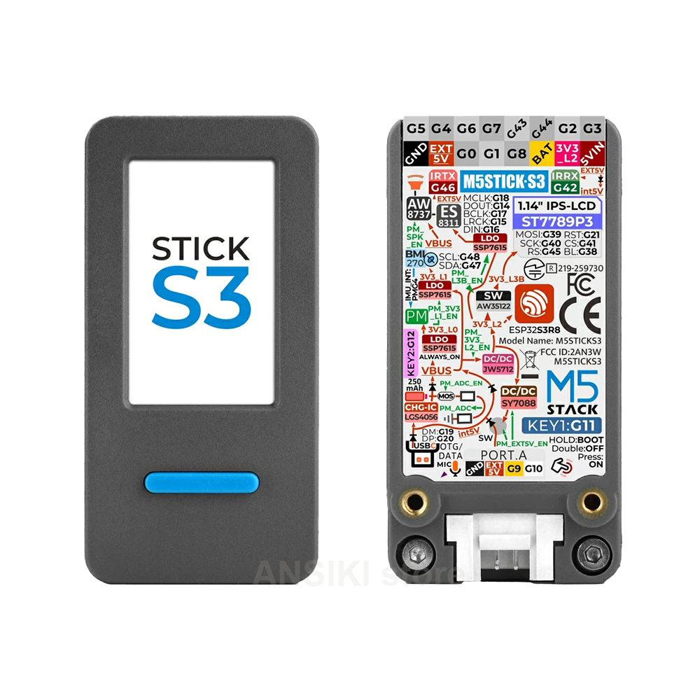 Electronics Project Kit - M5Stack M5StickS3 ESP32-S3 Kit Pengembangan IoT