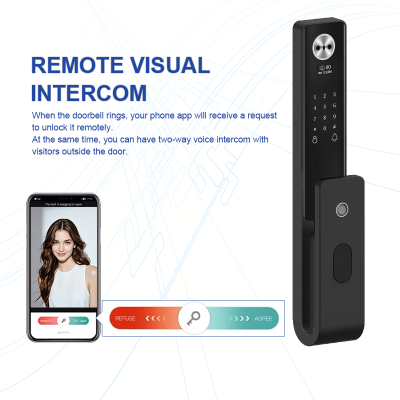 Kunci Pintu Digital Sidik Jari - Smart Door Lock Wifi ulasan dan harga