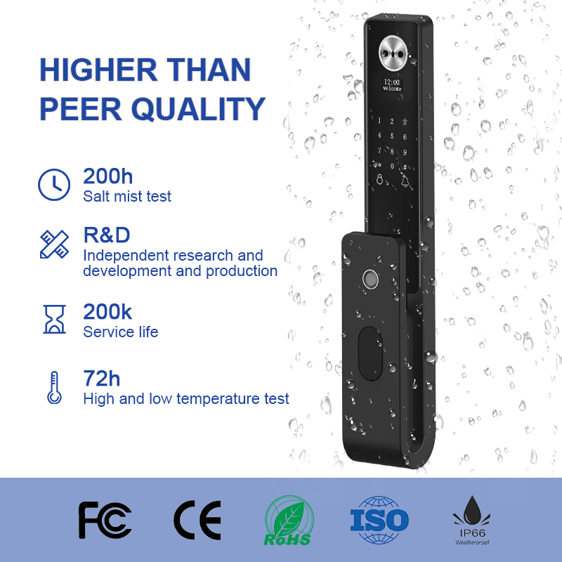 Kunci Pintu Digital Sidik Jari - Smart Door Lock Wifi ulasan dan harga