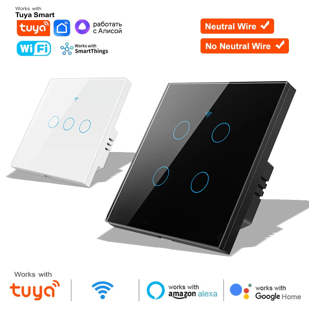 Saklar Lampu Dinding Sentuh Wi - Smart Light Switch Wifi ulasan dan harga