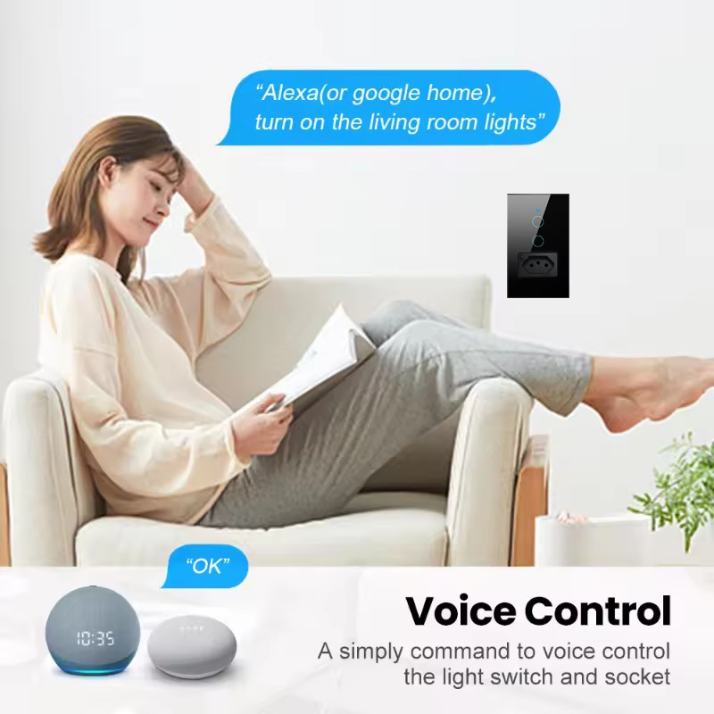 UNKAS Wifi Smart Brazil Saklar - Smart Light Switch Wifi ulasan dan harga