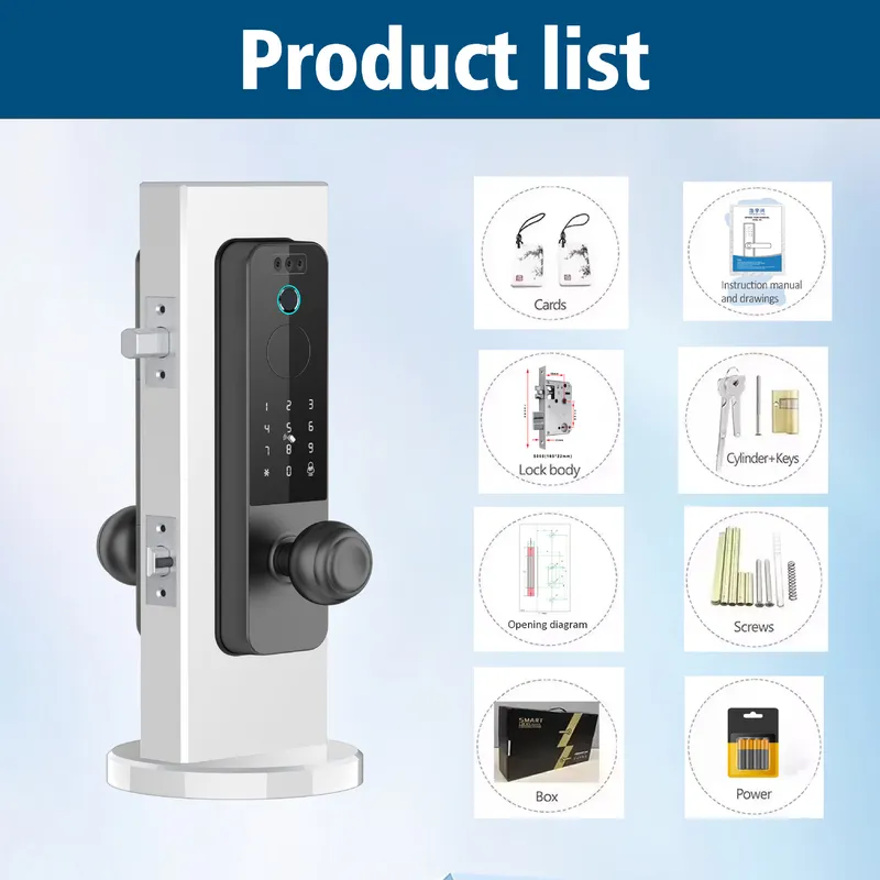 Kunci Pintu Kayu Lintas Batas  - Smart Door Lock Wifi ulasan dan harga