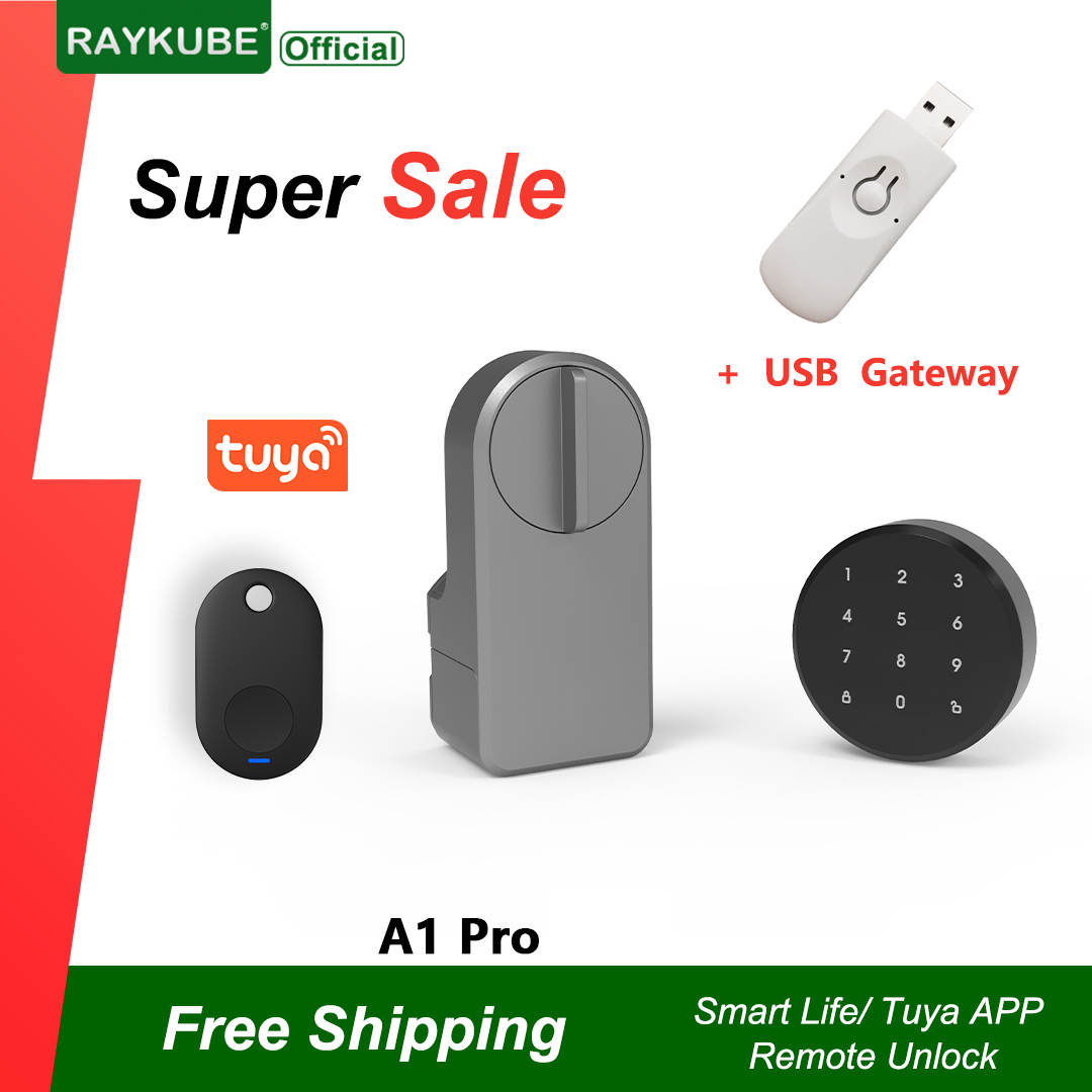 RAYKUBE A1 Pro Tuya BEL Set Ku - Smart Door Lock Wifi ulasan dan harga