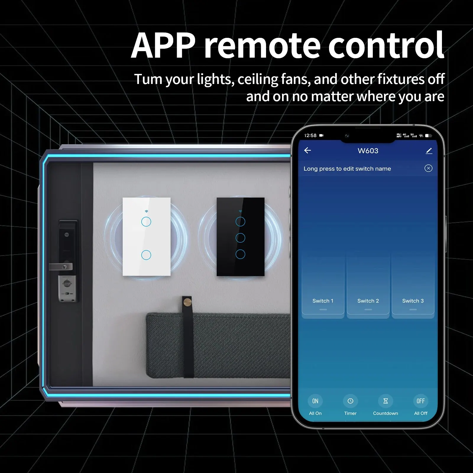 TNCE Tuya WiFi/Zigbee saklar l - Smart Light Switch Wifi ulasan dan harga