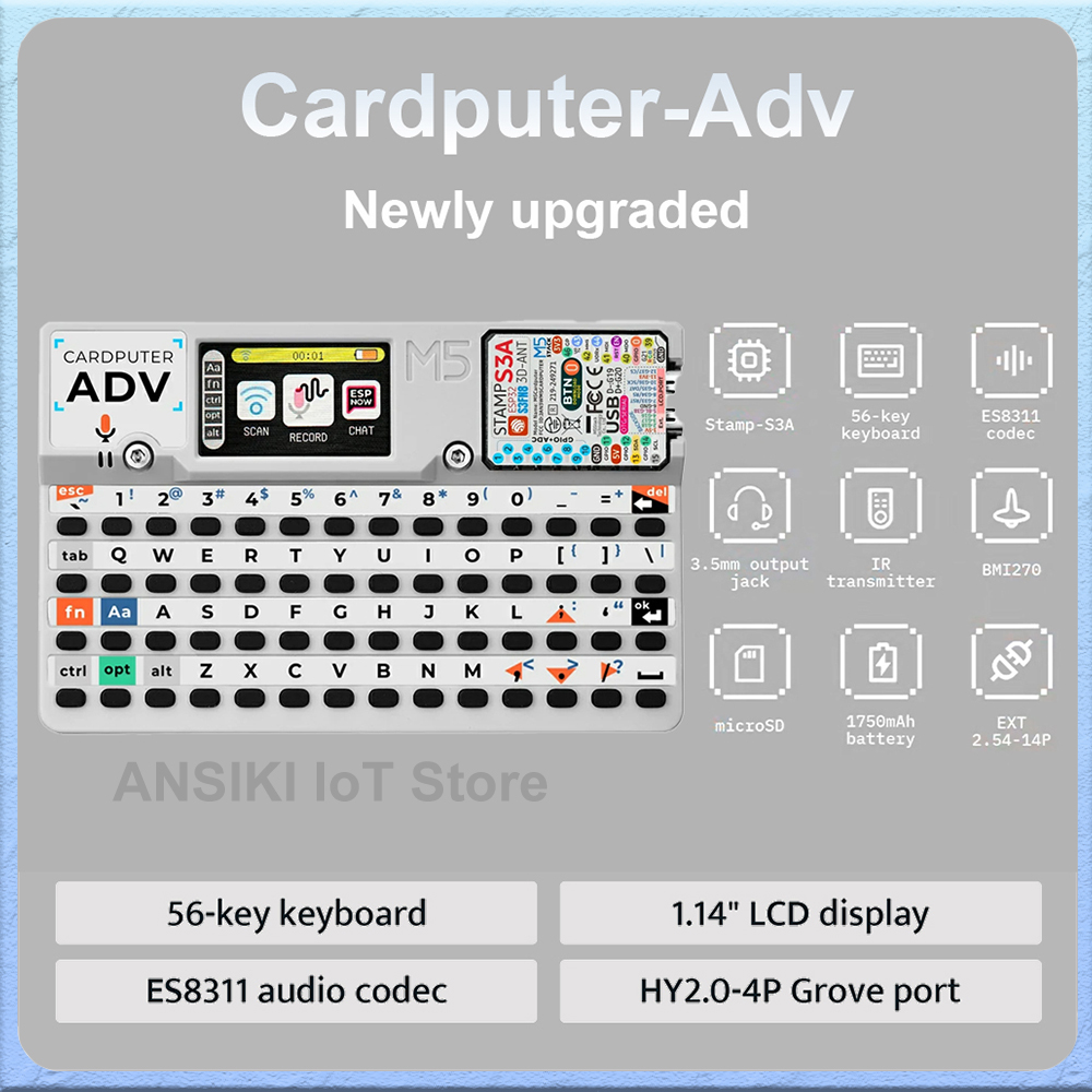 M5Stack Cardputer-Adv Komputer - Electronics Project Kit ulasan dan harga