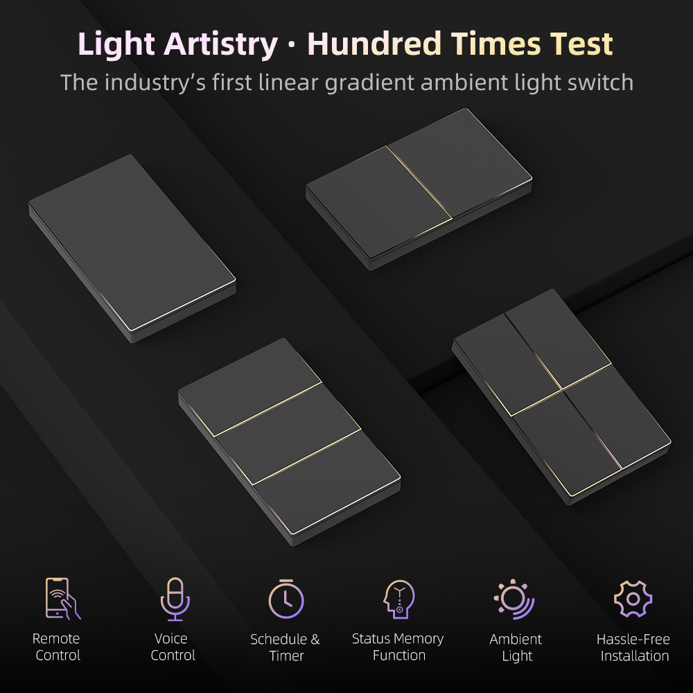 AVATTO Sakelar Lampu Pintar Wi - Smart Light Switch Wifi ulasan dan harga